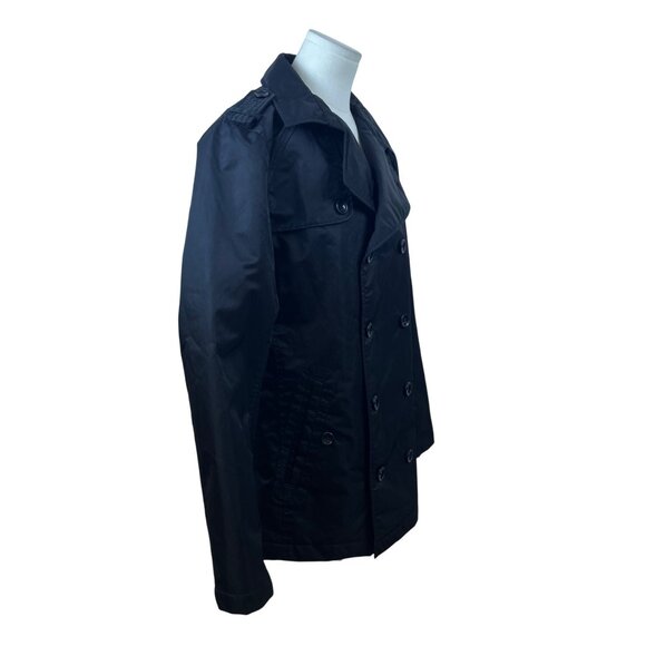 Esprit Women’s Black Polyester Double-Breasted Peacoat Jacket Size S - Picture 2 of 9